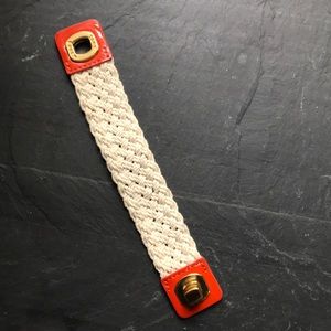 Tory Burch Braided Rope Turn Lock Bracelet